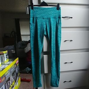 Turquoise leggings